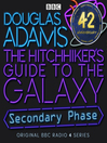 Cover image for Hitchhiker's Guide to the Galaxy, the Secondary Phase Special